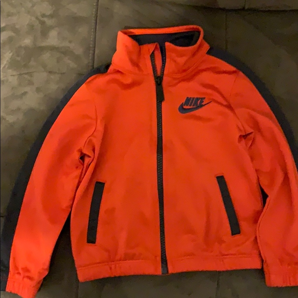 Orange Nike toddler boys jacket